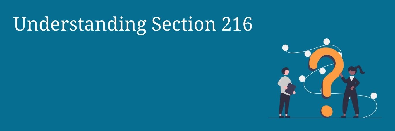 Understanding Section 216